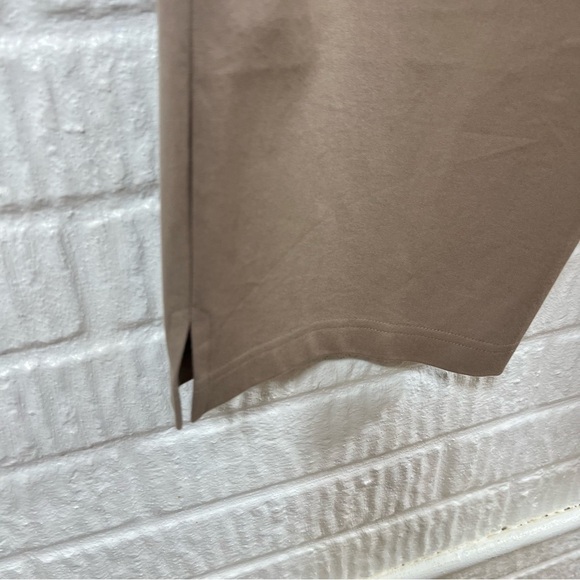 Eileen Fisher Organic Cotton Stretch Twill Khaki Slim Ankle Career Pants 2X NWT - Picture 5 of 9